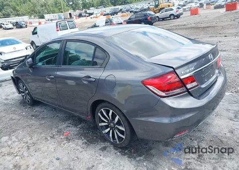 2015 Honda Civic Ex-L from USA, damaged, VIN 19XFB2F98FE053406